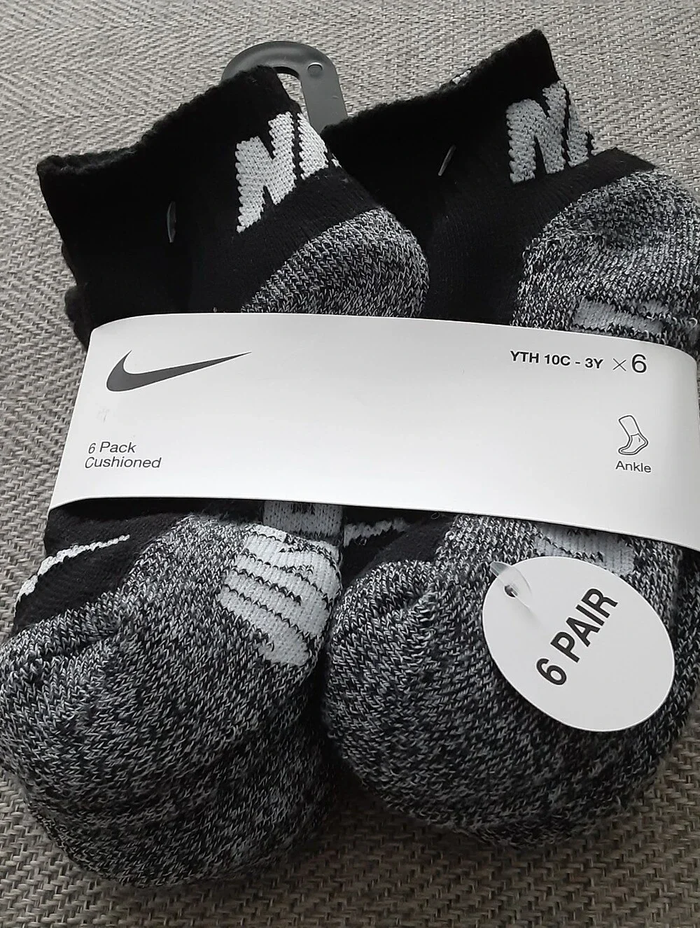 Nike Ankle Kids Socks ( 6pk  )